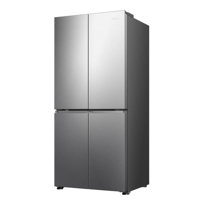 Réfrigérateur américain HISENSE RQ5P470SEIE 4 portes Classe énergétique E 84 2 x 74 4 x 188 5 cm Inox - vue 6