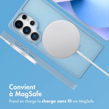 imoshion Coque Color Guard avec MagSafe pour Samsung Galaxy S25 Ultra - Bleu clair