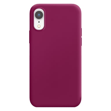 Coque pour iPhone XR Édition Color Skin en TPU avec Intérieur Doux Violet foncé