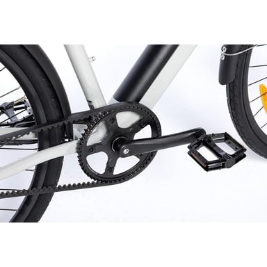 Bicicleta eléctrica urbana, Flow-e, transmisión automática con correa, Motor BAFANG DUAL Speed, Batería 36V 10.5Ah