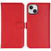 Selencia SH00064306 coque de protection pour téléphones portables 17 cm (6.7'') Folio porte carte Rouge Apple iPhone 15 Plus