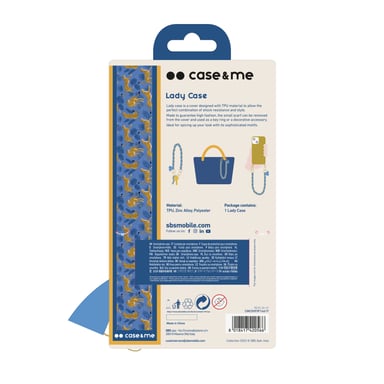 SBS Lady guscio protettivo per telefoni cellulari 15,5 cm (6,1'') Giallo Apple iPhone 14 cover