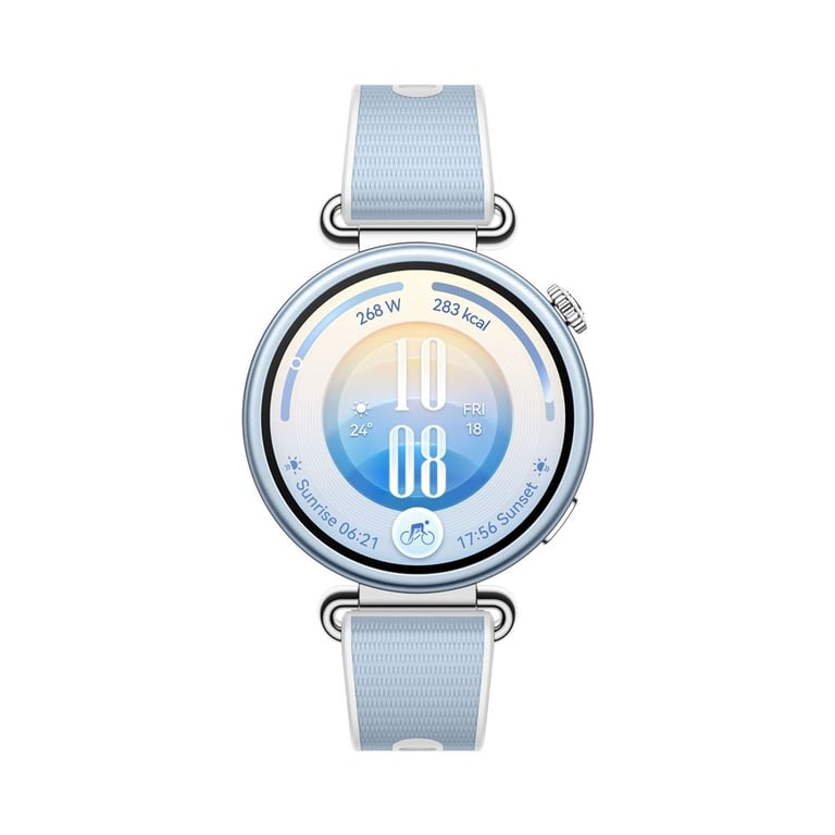 Montre connectée Huawei Watch GT 7 41 mm Bluetooth acier inoxydable avec bracelet en fluoroélastomère et - vue 3