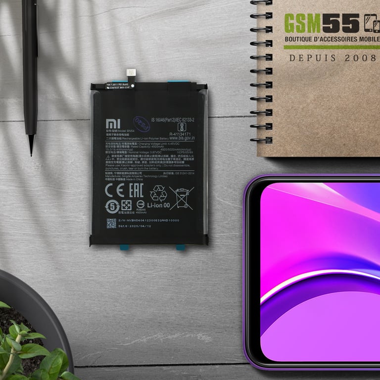 XIAOMI BN54 pour Redmi 9 - vue 4