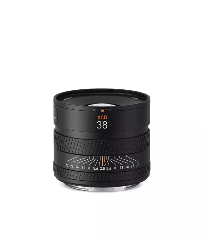 Objectif hybride Hasselblad XCD 38mm f2.5 - vue 2