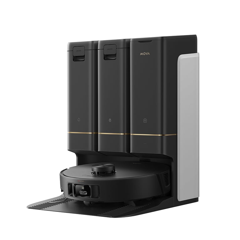 Aspirateur Robot Laveur MOVA Z50 Ultra Puissante Aspiration de 19 000 Pa Détection Multiple de la saleté en Temps réel
