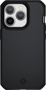 Coque Renforcée Apple iPhone 14 Pro Ballistic Nylon R 100% Plastique recyclé Noire Itskins