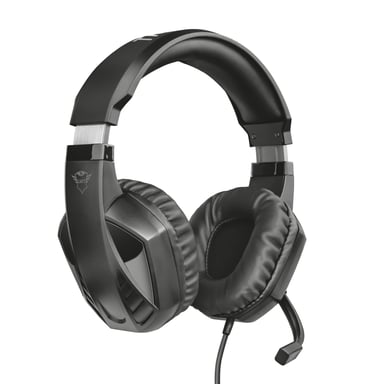 Trust GXT 412 Celaz Casque Avec fil Arceau Jouer Noir