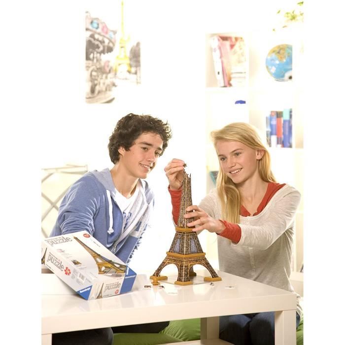 Puzzle 3D 216 pièces : La Tour Eiffel Paris Ravensburger France - vue 3