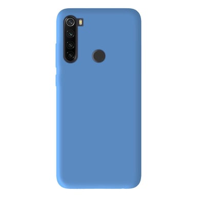 Coque silicone unie Mat Bleu compatible Xiaomi Redmi Note 8T