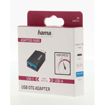 Hama 00200311 Cavo USB Type-C USB Type-A con cambio di genere Nero