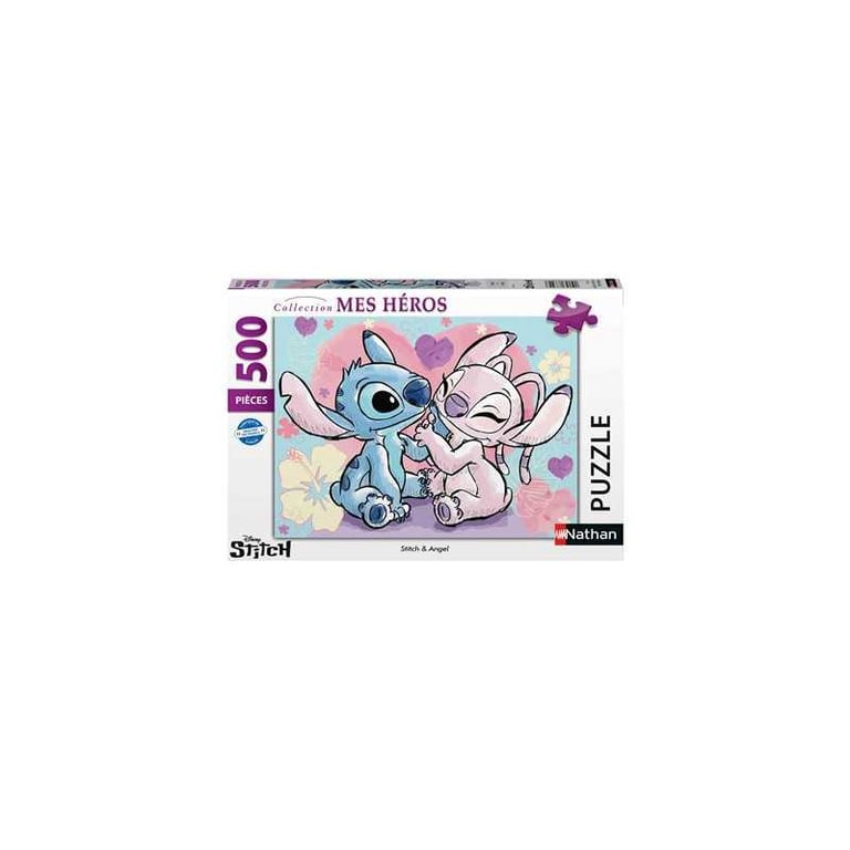 Puzzle 500 pièces : Disney : Stitch & Angel Ravensburger Nathan - vue 3