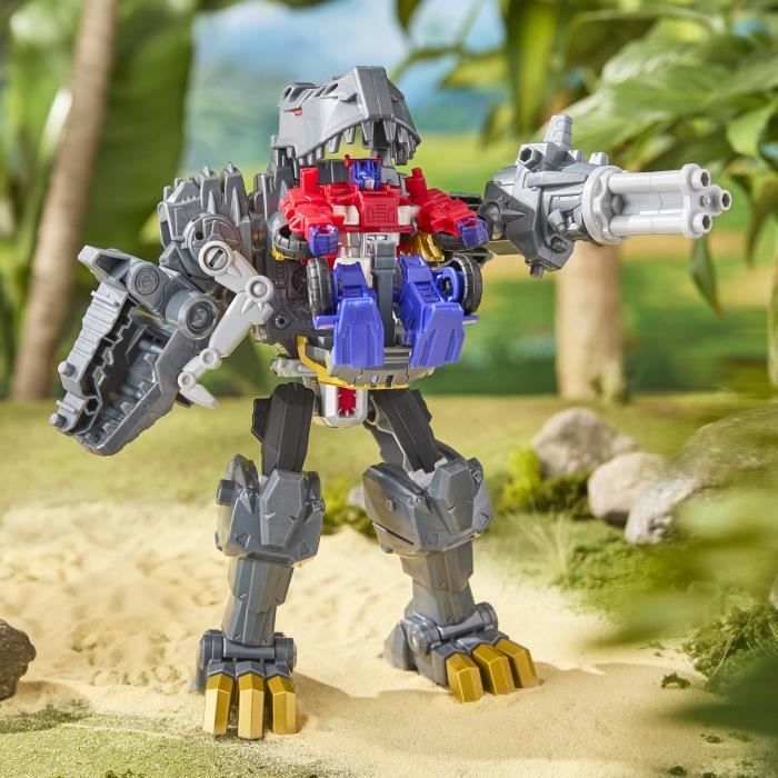 Transformers Grimlock Morsure et combat, figurine de 22,5 cm, Transformers CYBERWORLD, des 6 ans - Neuf