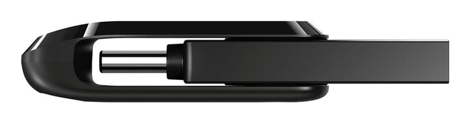 SanDisk Ultra Dual Drive lecteur USB flash 128 Go USB Type-A / USB Type-C 3.2 Gen 1 (3.1 Gen 1) Noir, Argent