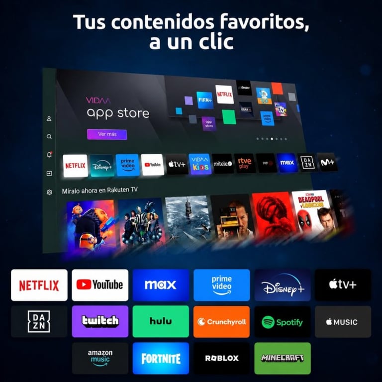 Nilait Prisma 32FD7004SVIOS 32 LED FHD Smart TV VIDAA - vue 4