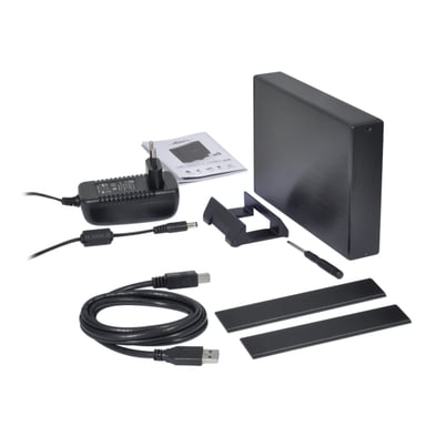 ADVANCE BX-308U3 Boîtier de disques de stockage Boîtier HDD Noir 3.5''