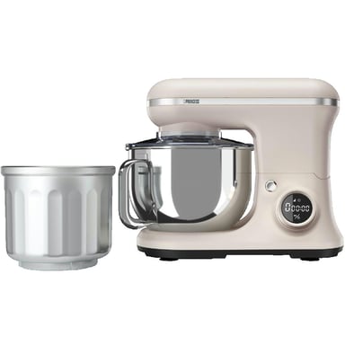 Robot de cuisine Princess 1200 W 5 L beige et acier inoxydable - Neuf