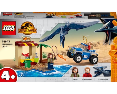 LEGO Jurassic World 76943 - Gioco di Costruzione Inseguimento del Pteranodonte per Bambini dai 4 Anni