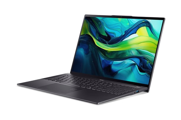 Acer Swift 16 AI SF16-51-73L1 Copilot+ PC Intel Core Ultra 7 256V Portátil 40,6 cm (16'') WQXGA+ 16 GB LPDDR5x-SDRAM 1 TB SSD Wi-Fi 7 (802.11be) Windows 11 Home Italiano Negro