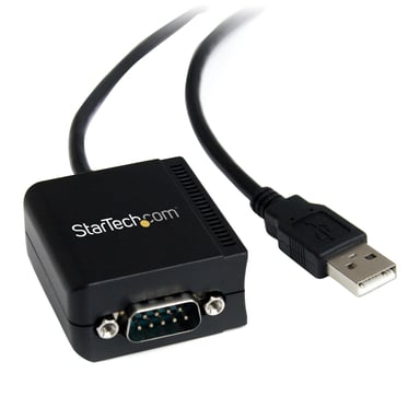 StarTech.com FTDI Cavo adattatore da USB a seriale RS232 a 1 porta con isolamento ottico