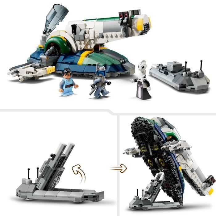 Star Wars 75433 'Attaque des Clones Le Vaisseau de Jango Fett Jouet des Neuf - vue 3