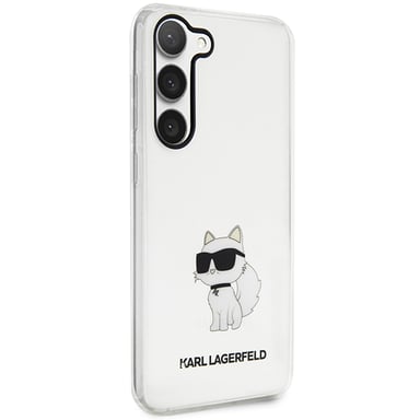Funda Karl Lagerfeld Ikonik Choupette para Samsung Galaxy S23, transparente