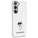 Funda Karl Lagerfeld Ikonik Choupette para Samsung Galaxy S23, transparente