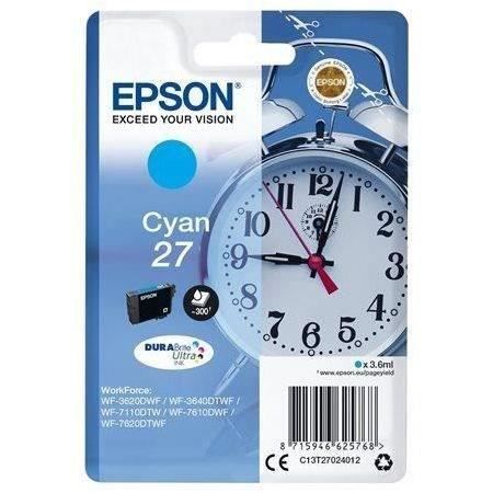 EPSON Cartouche d'encre T2702 Cyan - Réveil (C13T27024012) - Neuf