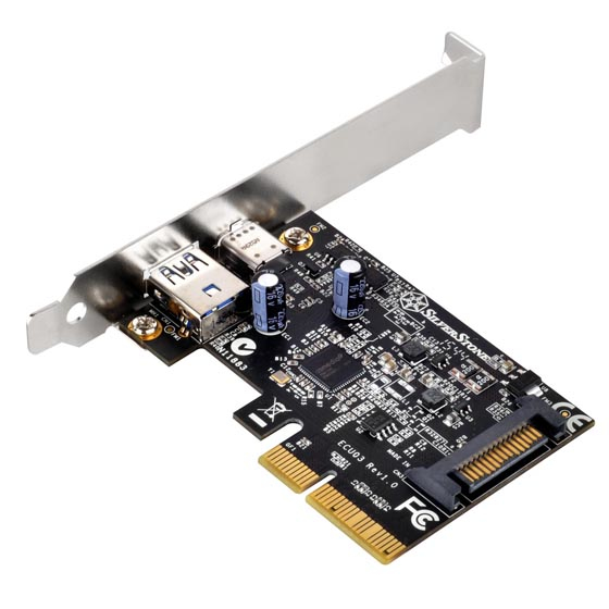 Silverstone ECU03 carte et adaptateur d'interfaces Interne USB 3.2 Gen 1 3.1 Gen 1 Neuf