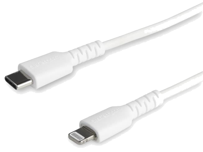 STARTECH Câble USB-C vers Lightning Blanc Robuste 2 m - iPad/iPhone - Apple MFi Cert.