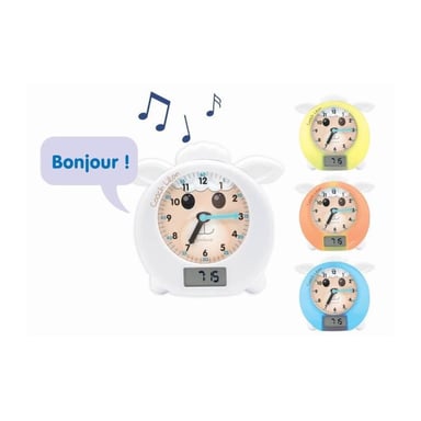 LEXIBOOK - Mon Reveil Educatif LEON Coach de Sommeil - Conteur dHistoires et Lumieres version FR