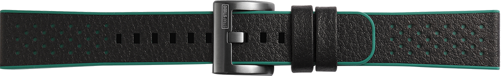 Bracelet Samsung Hybride Sport GP-R600BREEAAE noir et vert pour Gear Sport