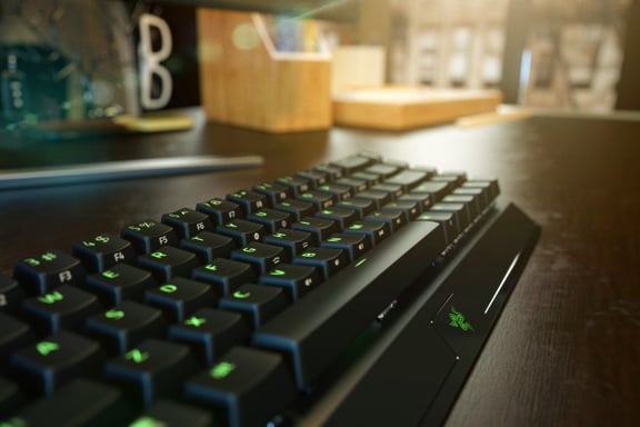 Razer BlackWidow V3 Mini clavier Gaming USB + Bluetooth Français Noir