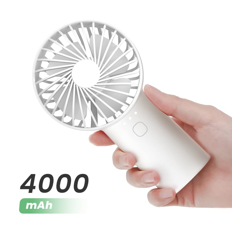 Akashi Batterie de Secours 4000 mAh + ventilateur portable ultra compact 3 vitesses - vue 4