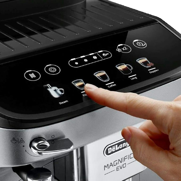 Cafetière superautomatique De'Longhi Magnifica Evo ECAM290.31.SB Argent et noir - Neuf