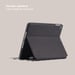 Selencia Coque tablette Vivid pour Apple iPad 6 (2018) 9.7 pouces / iPad 5 (2017) 9.7 pouces - Art Wave Black