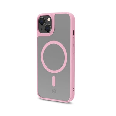 Celly Magmatt cover protettiva per cellulare 17 cm (6,7'') Rosa, trasparente Apple iPhone 14 Plus