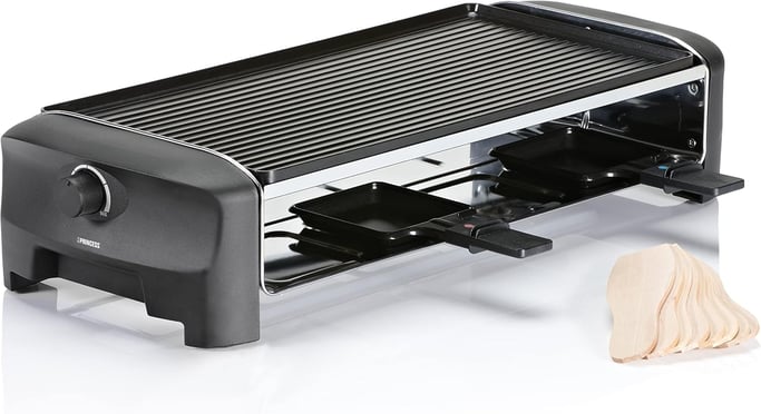 Raclette Grill Plancha 8 personnes 1300 W Noir - Neuf