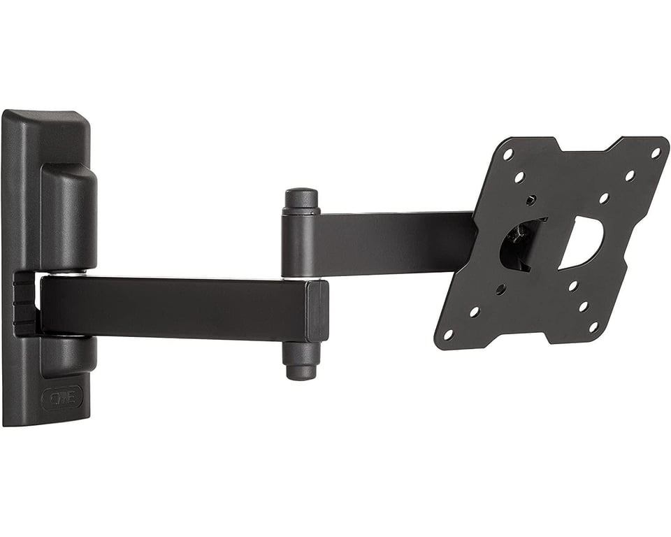 Meliconi EDR 100 Support Mural en métal Triple Rotation avec Double Bras de déport Inclinable et Orientable Standard
