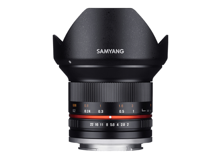 Objectif hybride Samyang 12mm f2 NCS CS pour Fuji X - vue 3
