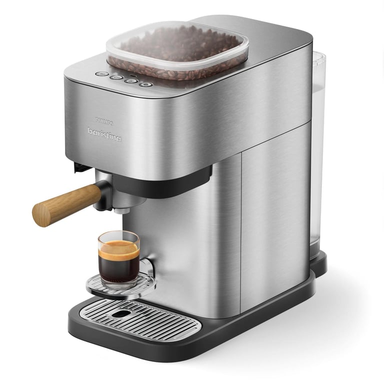 Machine à Café Philips Baristina Plus BAR500/00 – 16 Bars, 1,2 L, Broyeur Céramique - vue 4
