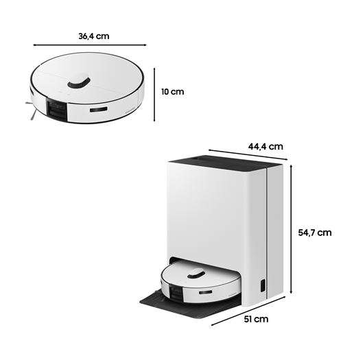 Aspirateur robot Jet Bot Combo AI VR7MD97A14G - vue 4