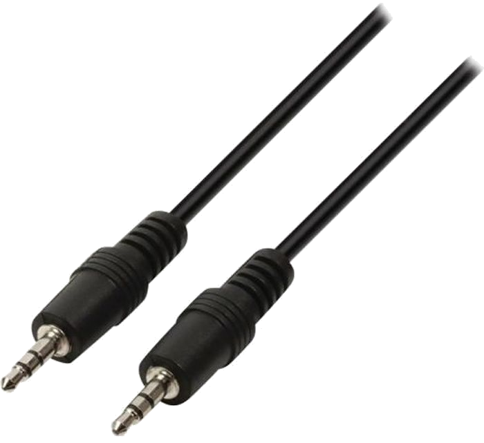 NEDIS Stereo Audio Cable - 3.5 mm Male - 3.5 mm Male - 5.0 m - Noir