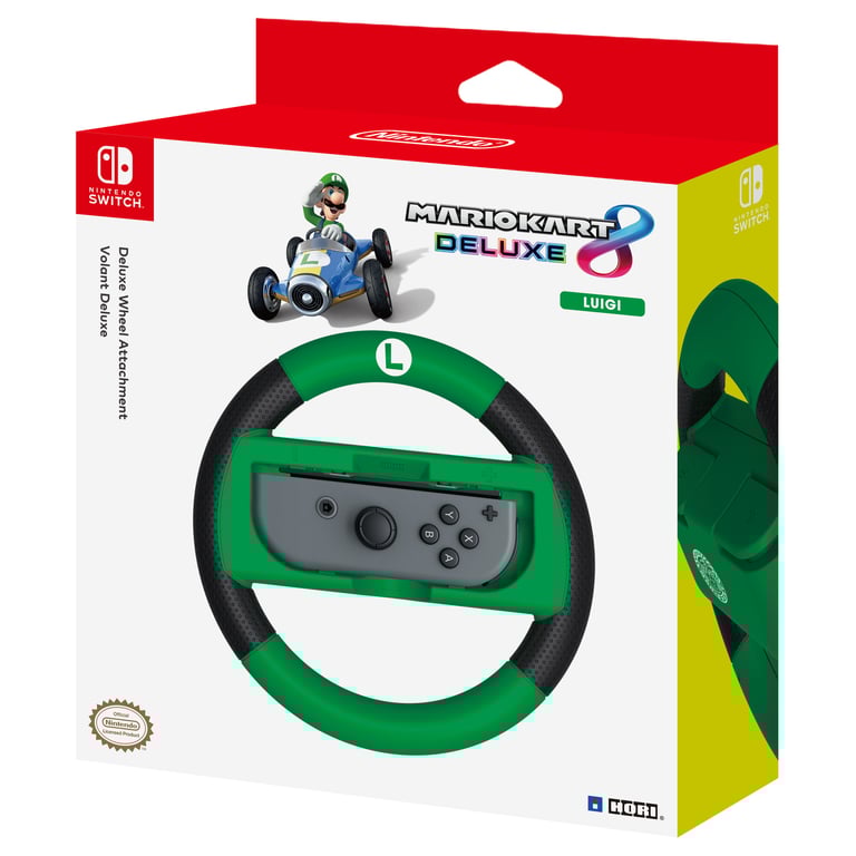 Volant Hori Mario Kart 8 Deluxe Luigi - vue 1