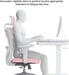 Silla ergonómica SIHOO M18 - Soporte de 4 puntos - Malla transpirable - Ajustable - Para 1,68-1,88m - Máx. 150kg - Certificado BIFMA - Rosa