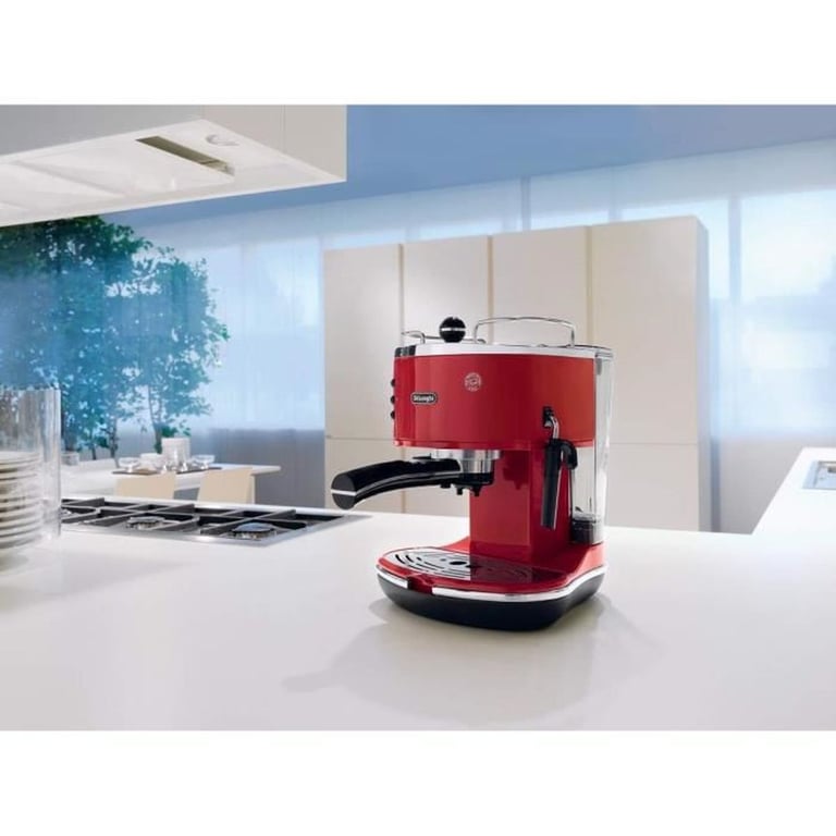Cafetiere DeLonghi ECO 311.R – 1100 W, 15 Bars, Mousseur à Lait - vue 3