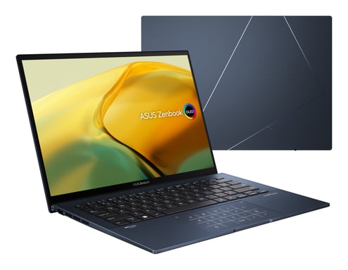 ASUS Zenbook 14 OLED BX3402ZA-KM754W Intel® Core™ i7 i7-1260P Ordinateur portable 35,6 cm (14'') 2.8K 16 Go LPDDR5-SDRAM 1 To SSD Wi-Fi 6E (802.11ax) Windows 11 Home Bleu
