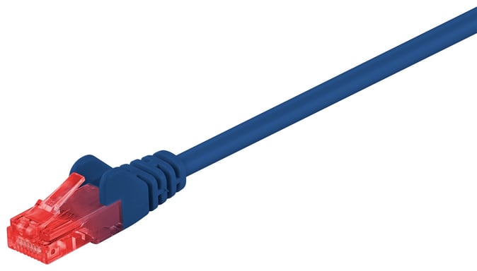 Goobay 68442 Cavo di rete blu 10 m Cat6 U/UTP (UTP)