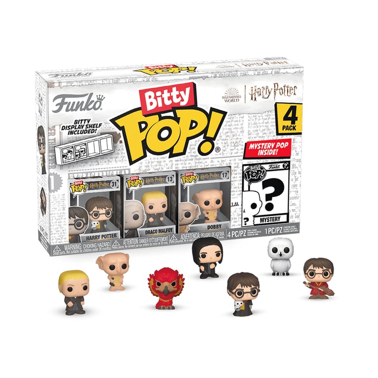 Funko Pack 4 Figurines Bitty POP! Harry Potter - vue 2