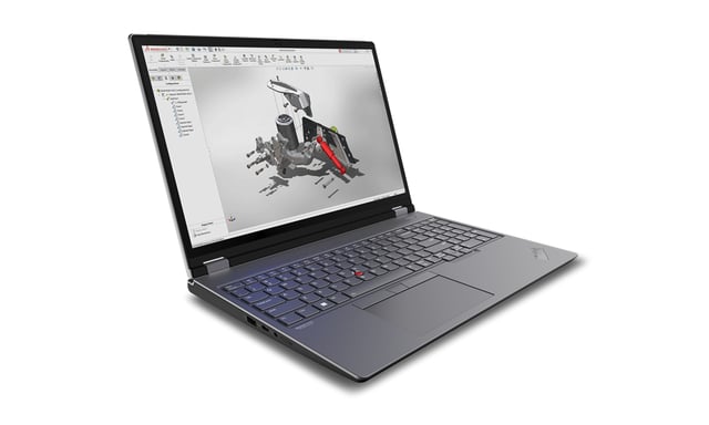Lenovo ThinkPad P16 Gen 2 Intel® Core™ i9 i9-13980HX Station de travail mobile 40,6 cm (16'') WQUXGA 64 Go DDR5-SDRAM 2 To SSD NVIDIA RTX 4000 Ada Wi-Fi 6E (802.11ax) Windows 11 Pro Allemand Noir, Gris